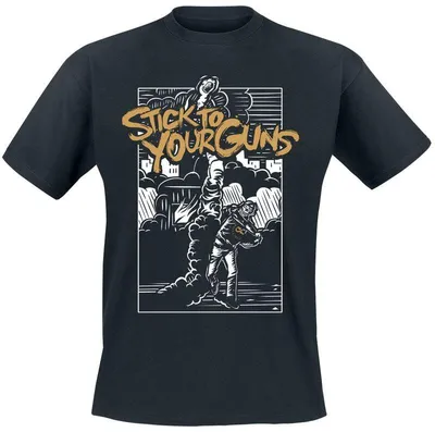 Produktbild von Stick To Your Guns T-Shirt Herren Disobedient schwarz S