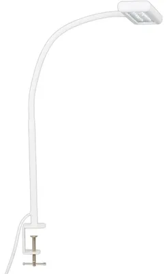 Image de Lampe à pince LED lumière du jour BRILONER LEUCHTEN TRASNA, 7,5 W, 800 lm, IP20, blanc, métal-plastique, 55 x 52 x 4 cm