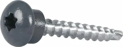 Immagine prodotto di Viti autofilettanti ESSVE EPDM TX25 legno RAL 7016 grigio antracite 4,8 × 35 mm 250 pz.