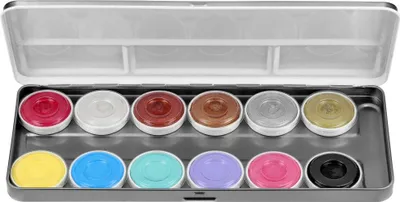 Immagine prodotto di Trucco all'acqua Pastel & Shimmer - Palette con 12 colori