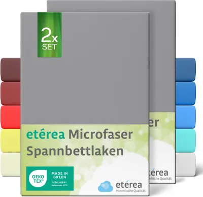 Produktbild von etérea Renforcé Bettwäsche Baumwolle Weiss 60x120 - 70x140 cm