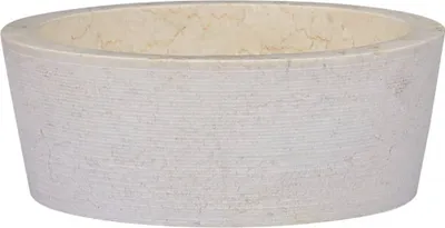 Obrázok produktu pre The Living Store umývadlo krémové Ø40x15 cm mramor