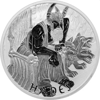 Obrázok produktu pre strieborná minca 1 oz Bohovia Olympu - HADES 2021 Bohovia Olympu strieborná zberateľská minca 9999