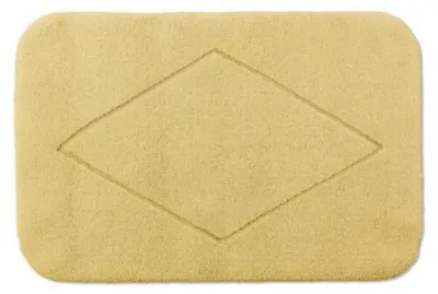 Produktbild von Rhomtuft Badteppich Raute abgerundet Farbe mais Größe 70x120 cm
