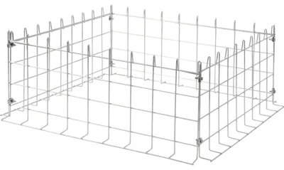 Image de EDUPLAY 110492 Grille de protection du foyer, 90 x 90 x 40 cm, grise