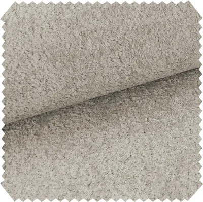 Produktbild von novely® MONIQUE Samtweicher Bouclé-Velours-Stoff, Schwer Entzündbar Meterware 1lfm - Farbe: 11 Beige