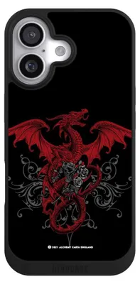 Produktbild von NIVOCASE Handyhülle für Apple iPhone 17  Hülle NIVOpure Case Schwarz Drache Gothic Rot