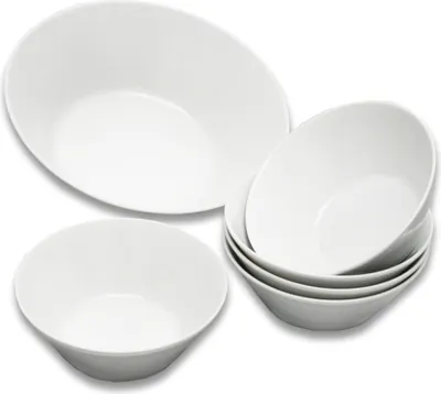 Produktbild von Kompott-Set Thun Tom, weiß, 7 Stück
