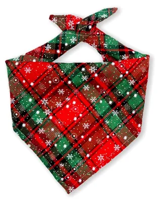 Produktbild von Hundehalstuch für große Hunde - Weihnachts-Halstuch (rot)