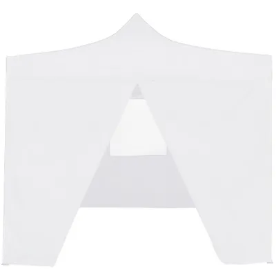 Immagine prodotto di vidaXL Tenda professionale pieghevole per feste con 4 pareti laterali 2×2 m in acciaio bianco