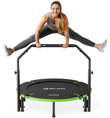 Immagine prodotto di Mini trampolino fitness - Pieghevole - 102 cm - Fino a 150 kg