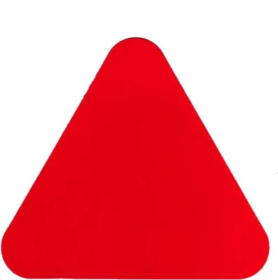 Produktbild von Dreiecke für Wartelinien (20 Stück) - Anti - Rutsch Rot 13 x 11 cm Anti - Rutsch - Bodenaufkleber - Rot - Anti - Rutsch - Polyvinyl chloride (PVC) - 0,78 mm - Innenbereich - DME310