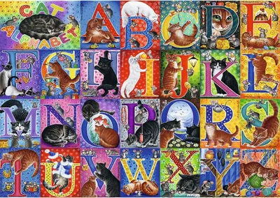 Obrázek produktu pro Puzzle 500: Kočičí abeceda 37527