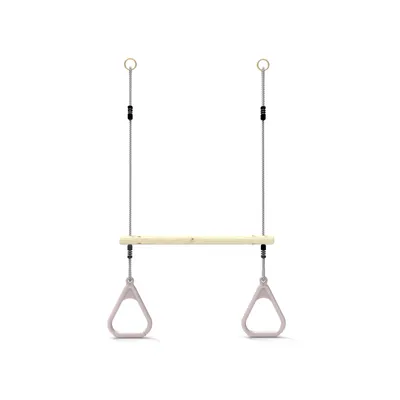 Produktbild von OutdoorToys Schaukelstange Altrosa aus Kunststoff - Zubehör für Spieltürme und Spielhäuser