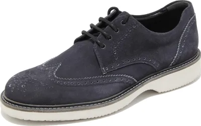 Productafbeelding van 0719L heren schoenen, blauw, HOGAN, veterschoenen, derby model