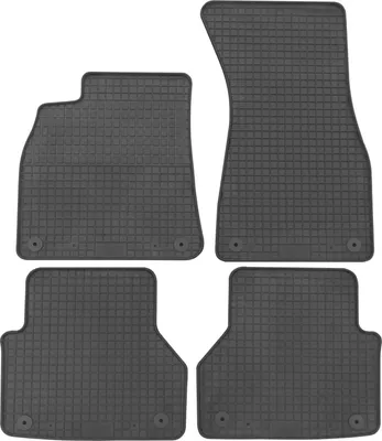 Produktbild von für Audi A6 ab 07/2018 / A7 ab 02/2018 Passform PETEX Gummimatten 4-teilig schwarz Allwettermatten Gummifußmatten