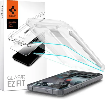 Produktbild von Spigen GLAS.tR EZ Fit, Nothing, Phone (3), Staubresistent, Kratzresistent, Transparent, 2 Stück(e)