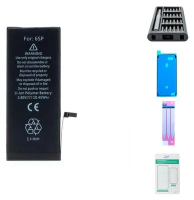 Produktbild von iPhone 6s Plus Akku - Premium-Set