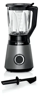 Produktbild von Bosch MMB6172SN, Tischplatten-Mixer, 1,5 l, Pulsfunktion, 1200 W, Schwarz, Edelstahl