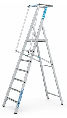 Produktbild von Zarges Stufenleiter ZAP Safemaster S mit großer Plattform 7 Stufen
