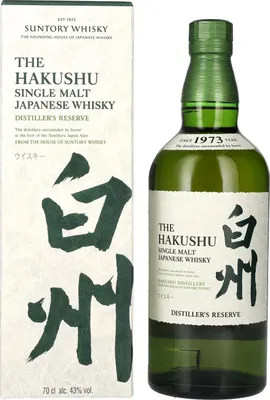 Produktbild von Suntory The Hakushu DISTILLER'S RESERVE Single Malt Japanese Whisky 43% Vol. 0,7l in Geschenkbox
