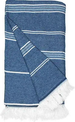 Produktbild von The One Towelling® T1-RHAM | Recycled Hamam Towel - 100 x 180 cm - Farbe: Navy Blue - Größe: 100 x 180 cm