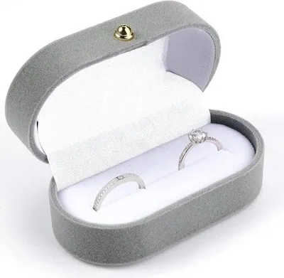 Produktbild von Fluweelde Verlobungsringkoffer, Valentinsdag-Party-Accessoire, Eheringkoffer, Hochzeitsfotos, Heiratsantrag, Geschenk für die Verlobung