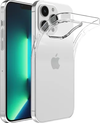 Produktbild von Smartphonica Telefon Fall geeignet für iPhone 13 Pro Transparent Silikon - Transluzent Clear Case Back Cover