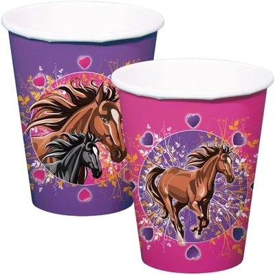 Immagine prodotto di Bicchiere di carta per cavalli 250 ml - 8 pezzi