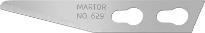 Produktbild von MARTOR 10 x GRAFIKKLINGE, Ersatzklingen Grafikmesser, Bastelmesser, Skalpell, Entgrater, 5,7 mm, Scharf, 1-fach Nutzbar, NR. 629