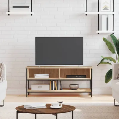 Obrázok produktu pre vidaXL TV skrinka Sonoma dub 100x35x45 cm materiál na báze dreva - TV skrinka - TV stolíky - TV nábytok