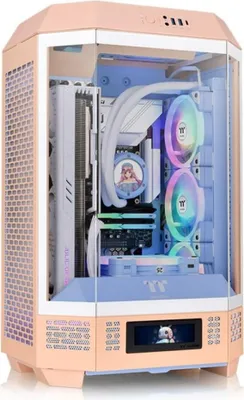 Productafbeelding van Thermaltake The Tower 300 in de kleur "Peach Fuzz"