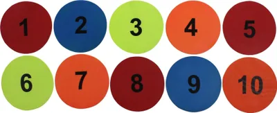 Produktbild von Ziffern 10 Bodenmarker, 1 Packung