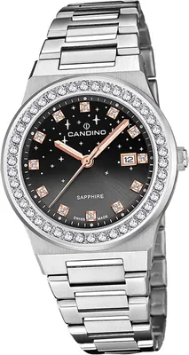 Produktbild von Candino Edelstahl Damen Uhr Analog Elegant Armbanduhr silber Elegance D2UC4749/4