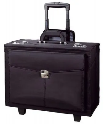 Produktbild von Pilotenkoffer Rocca II Trolley 46x39x27cm Microfaser schwarz