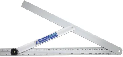 Produktbild von Shinwa 62661 Zimmerer-Schmiege 45 cm (FAMEX 12606), Winkelmesser Konturenmesser