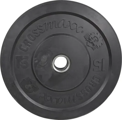 Produktbild von Lifemaxx Crossmaxx Bumper Plate 15 kg Schwarz