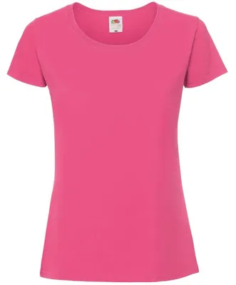 Produktbild von Fruit of the Loom - "Iconic 190" T-Shirt für Damen LT6250 (M) (Fuchsie)