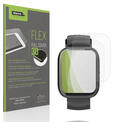 Immagine prodotto di 2x Pellicola protettiva opaca per PEFUPEW P114 1.85 Zoll Protezione Antiurto Anti-Shock
