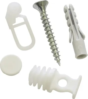 Produktbild von Gardinia Vorhangschienen-Zubehör-Set 2-läufig, weiß, 250 cm