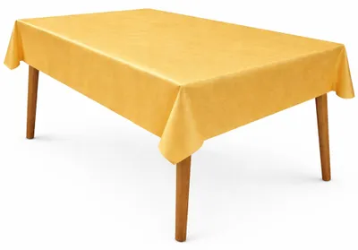 Glänzende Tischdecke 150 x 300 cm in Gold, edel drapiert auf Tisch, ideal für elegante Hochzeiten und festliche Anlässe.