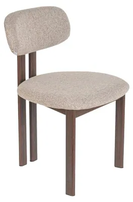 Zdjęcie produktu dla HOMLA Krzesło ELVARO szare 51x53x80,5 cm
