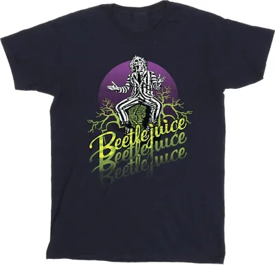 Produktbild von Beetlejuice - T-Shirt für Herren BI16090 (4XL) (Marineblau)