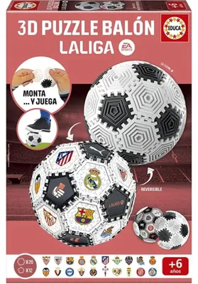 Image de Puzzle 3D Educa Soccer La Liga Multicolore Enfants Multicolore Taille unique