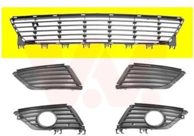 Produktbild von VAN WEZEL Lüftungsgitter Grill Stoßfänger für OPEL Corsa C Schrägheck (X01)