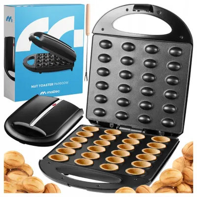 Produktbild von Nusskuchenmaker 24 Stück Elektrisch 1600W Rezept MalTec