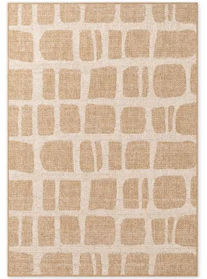 Produktbild von Ted Baker Flachgewebeteppich Ruskin, Wetterfest, Modern, Pflegeleicht, Jute Weiß
