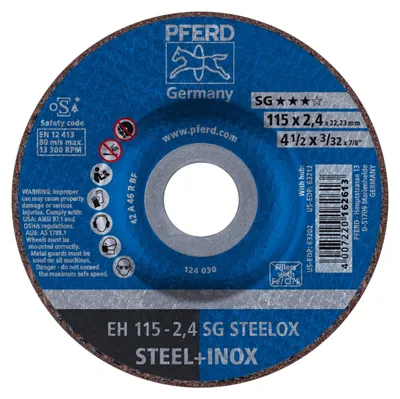 Zdjęcie produktu dla PFERD 61340123, 11,5 cm, 2,4 mm, 13300 RPM, 25 szt.