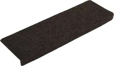 Obrázek produktu pro vidaXL Samolepicí rohože 15 ks 65x21x4 cm Tmavě hnědá Obdélníkový okraj