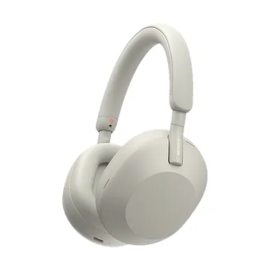 Zdjęcie produktu dla Sony WH1000XM5, Przewodowy i Bezprzewodowy, 4 - 40000 Hz, Połączenia/muzyka, 250 g, Zestaw słuchawkowy, Biały